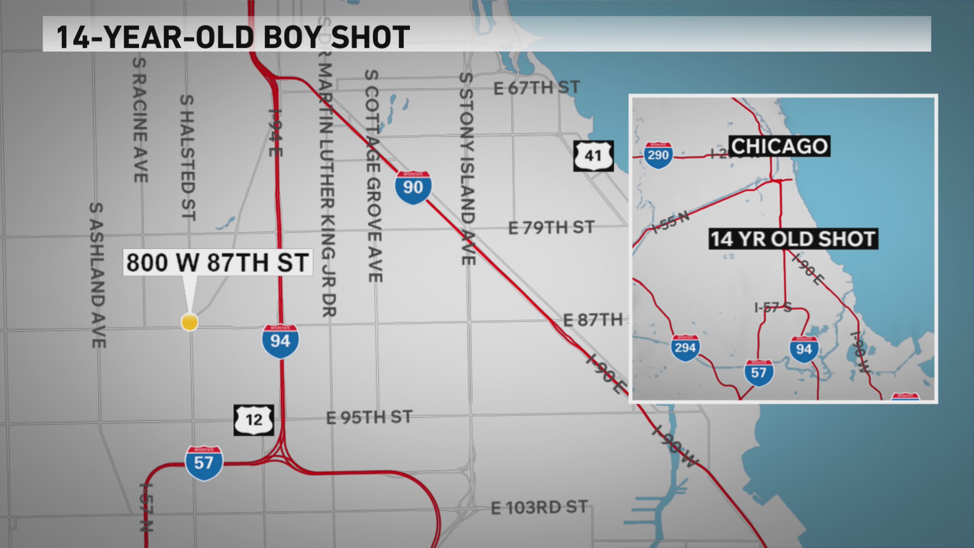 Teen boy injured in Far South Side drive-by shooting – WGN-TV