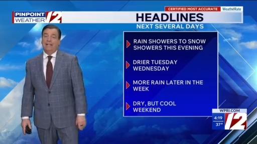WPRI 12 Weather Now 3/23/26 Evening Rain To Snow Showers – WPRI.com