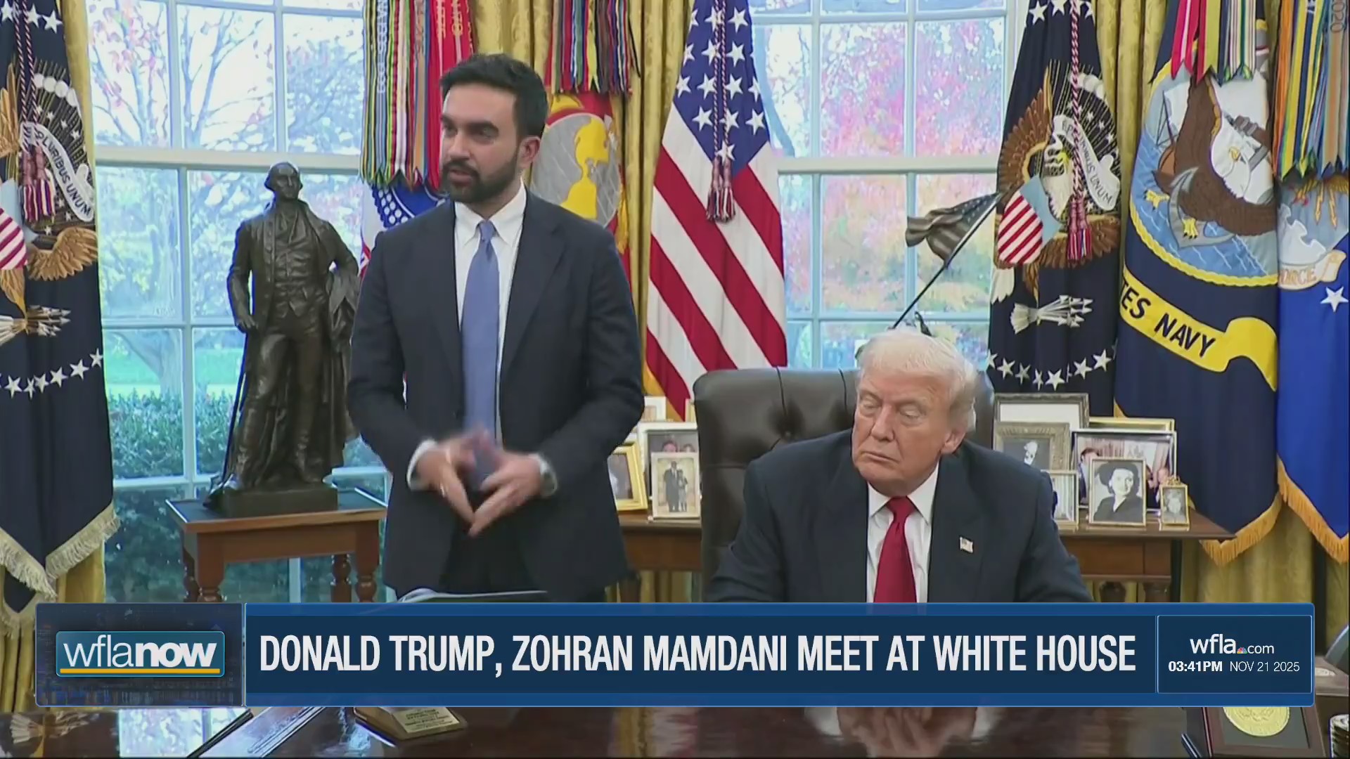 Donald Trump, Zohran Mamdani speak at White House – WFLA