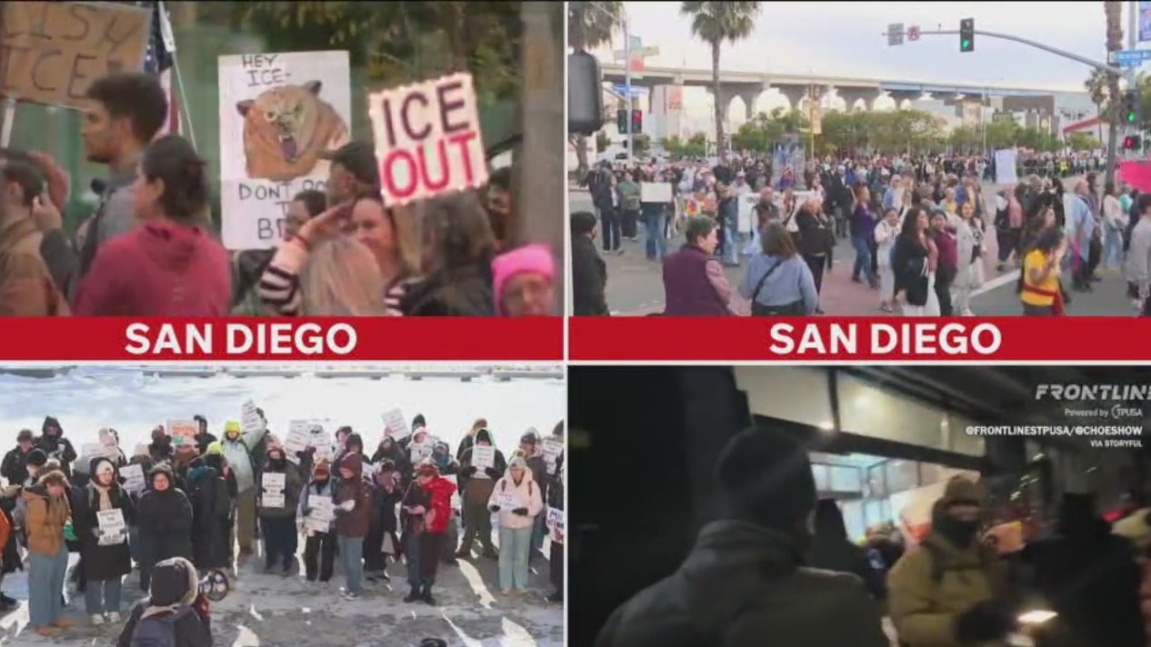 Protests erupt across San Diego after Minneapolis shooting – FOX 5 San ...