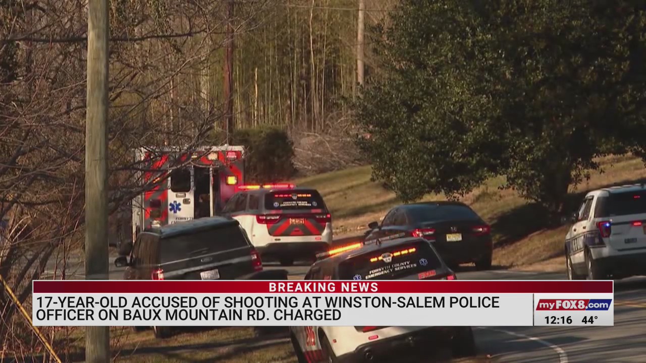 Teen charged after firing shots at Winston-Salem police officers – FOX8 ...