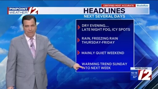 WPRI 12 Weather Now 3/4/26 Rain, Freezing Rain Ahead – WPRI.com
