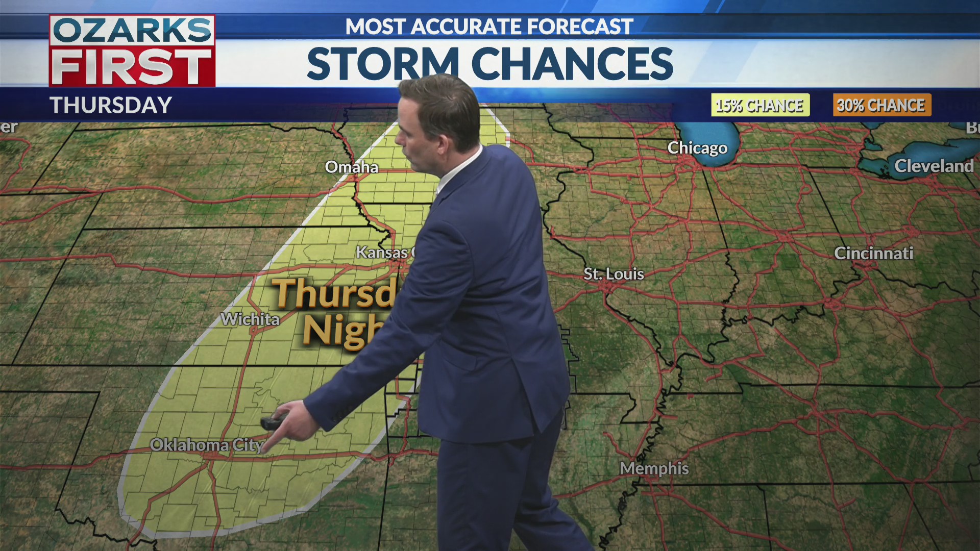 Storms return to the area later this week – KOLR – OzarksFirst.com
