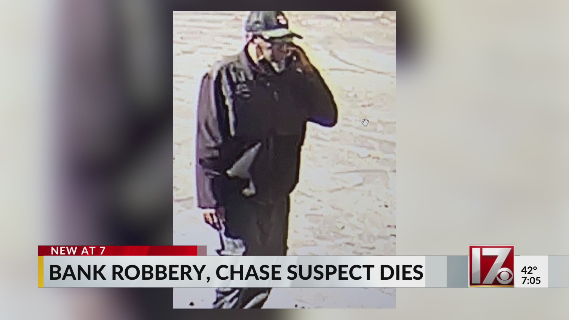 Wake County bank robbery, chase suspect dies – CBS17.com