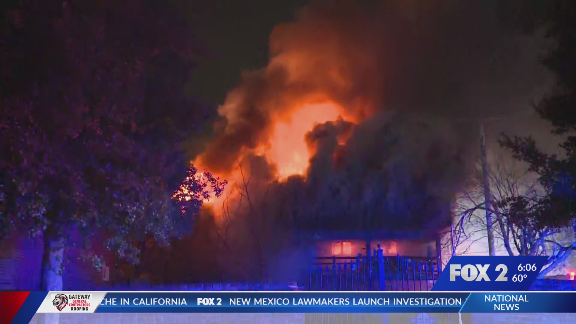 Building destroyed in overnight fire in south St. Louis – FOX 2