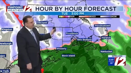 WPRI 12 Weather Forecast for 12/23/25: Light snow and rain today – WPRI.com