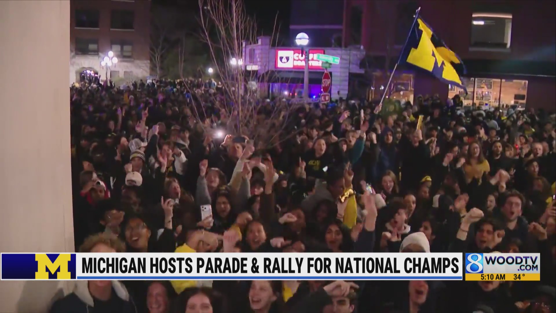 Michigan to host parade, rally for national champions – WOODTV.com