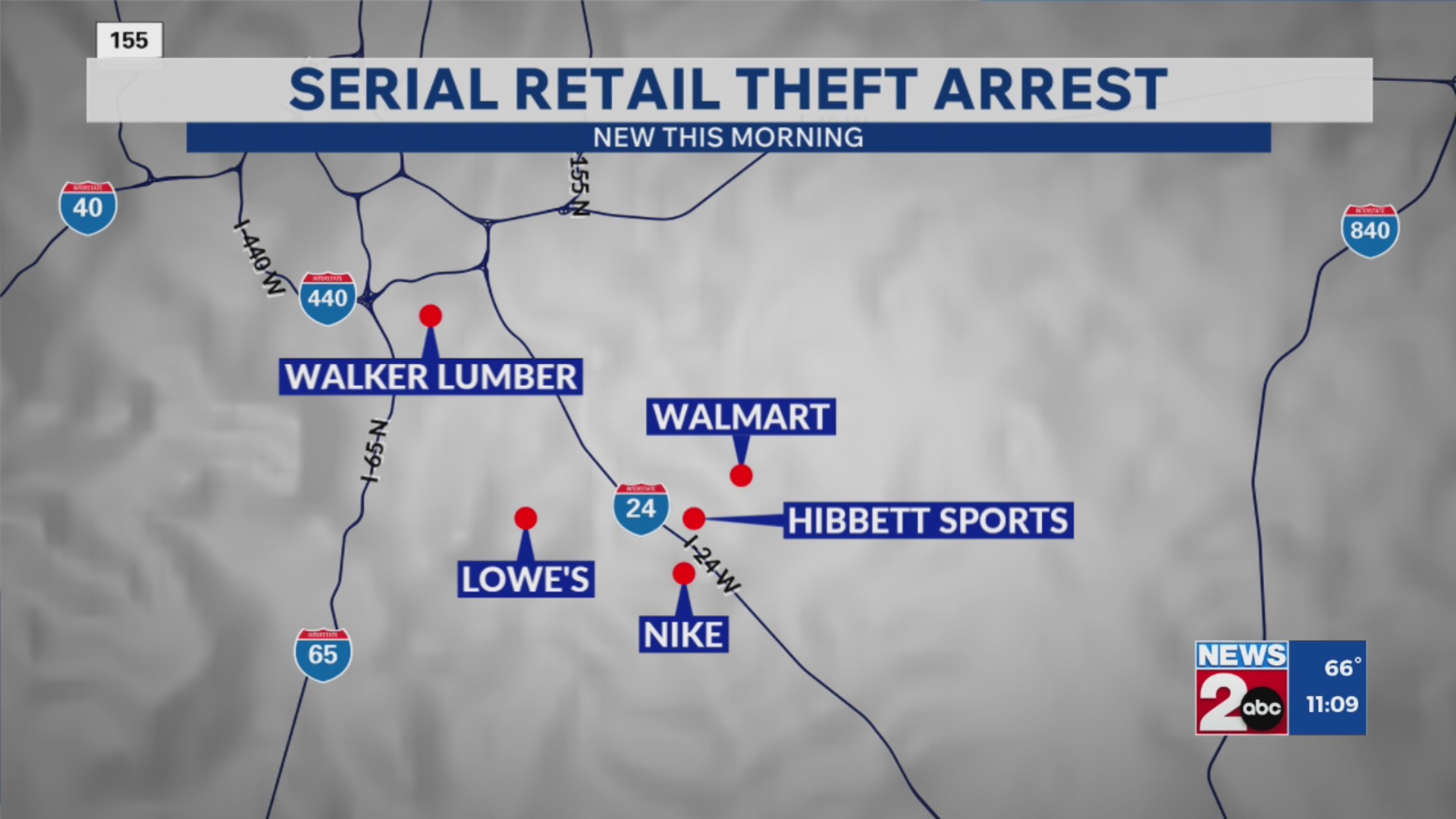 Man accused of serial retail thefts across Nashville – WKRN News 2