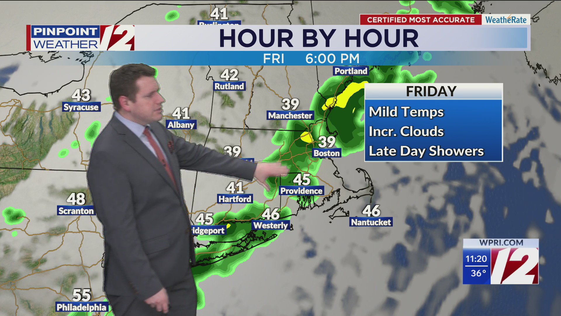 WPRI 12 Weather Forecast 1/7/26: Bright, Nice Thursday; Some Rain to ...