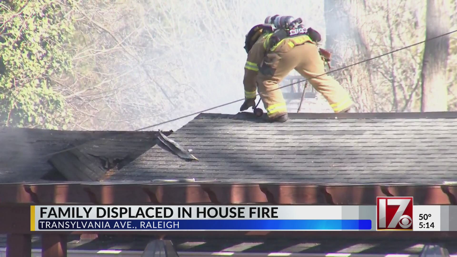 Raleigh fire damages home in Country Club Hills neighborhood – CBS17.com