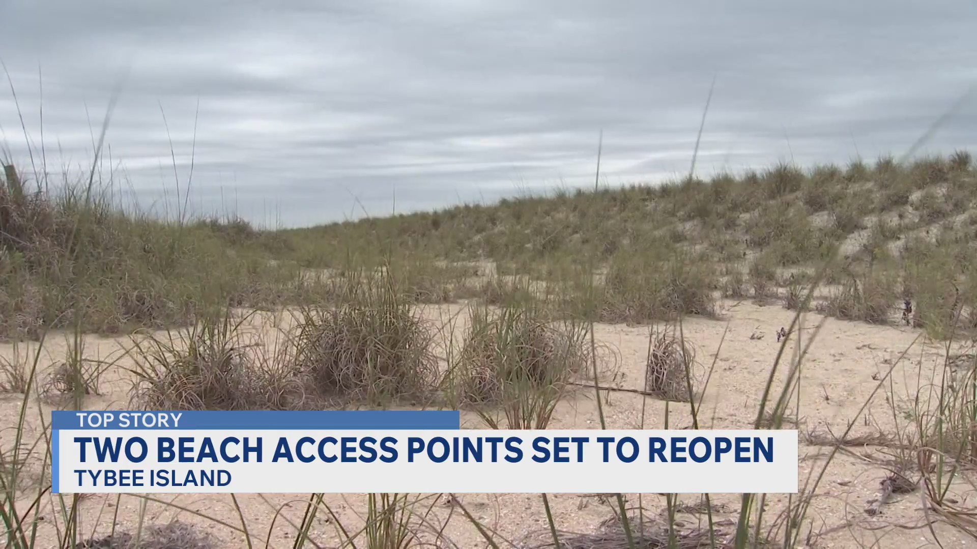 Two Tybee beach access points reopen, Mayor talks erosion – WSAV-TV