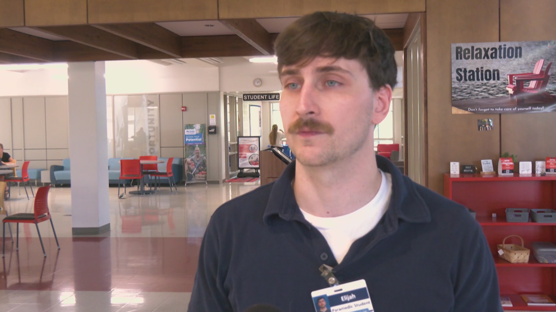 Paramedic students showcase skills at local expo