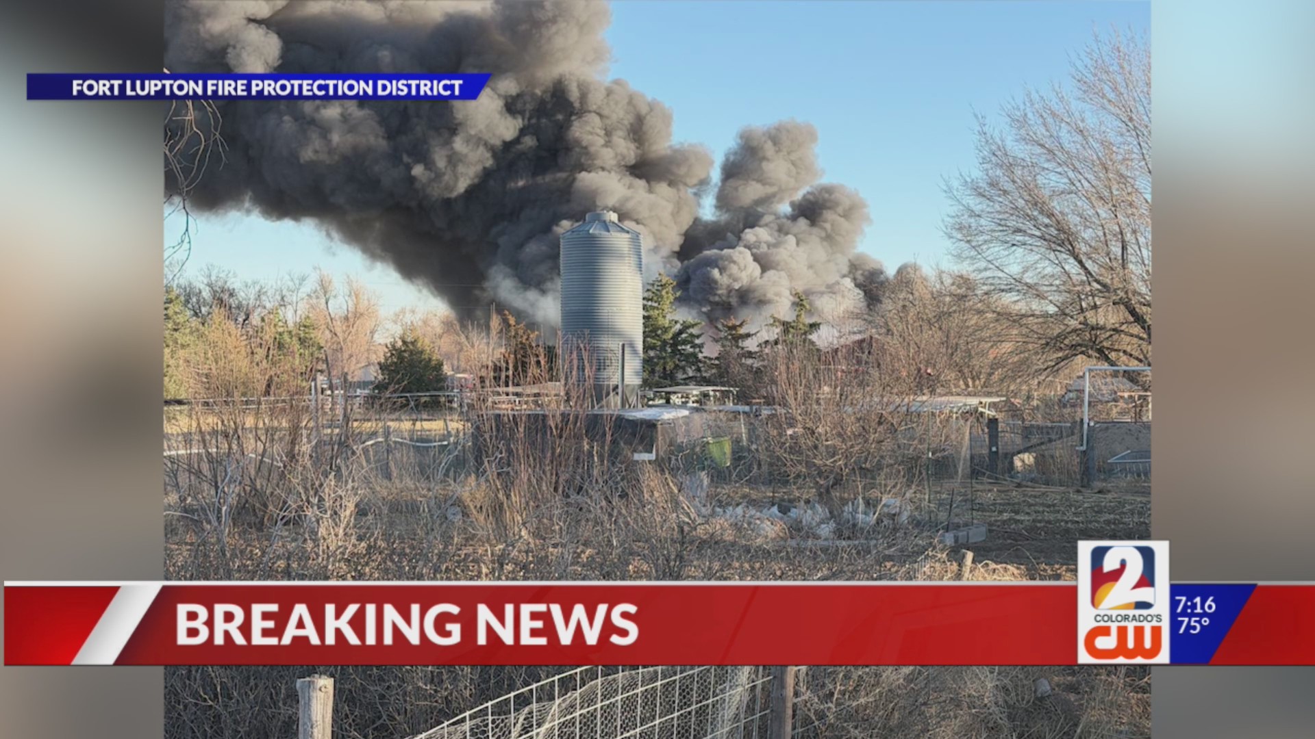 Large structure fire erupts in Weld County, fire crews on scene – FOX31 ...