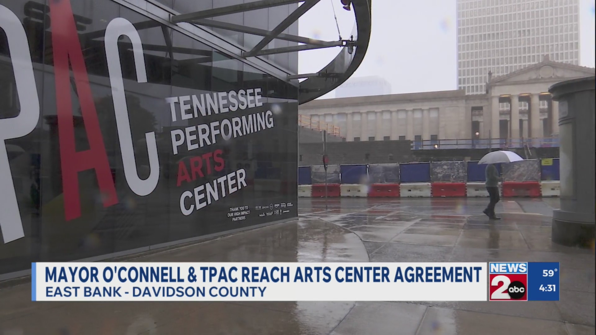 Nashville mayor, TPAC reach arts center agreement – WKRN News 2