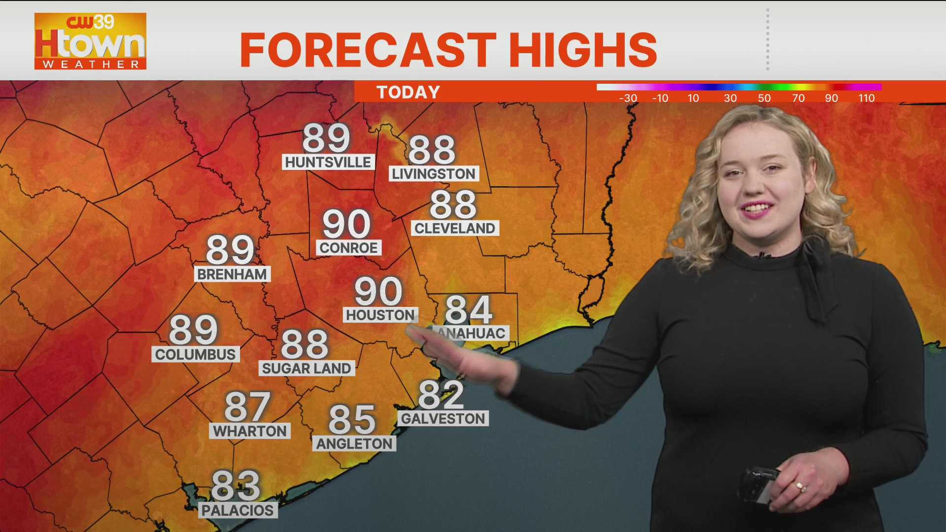 Hottest temperatures this year in this week’s forecast – CW39 Houston
