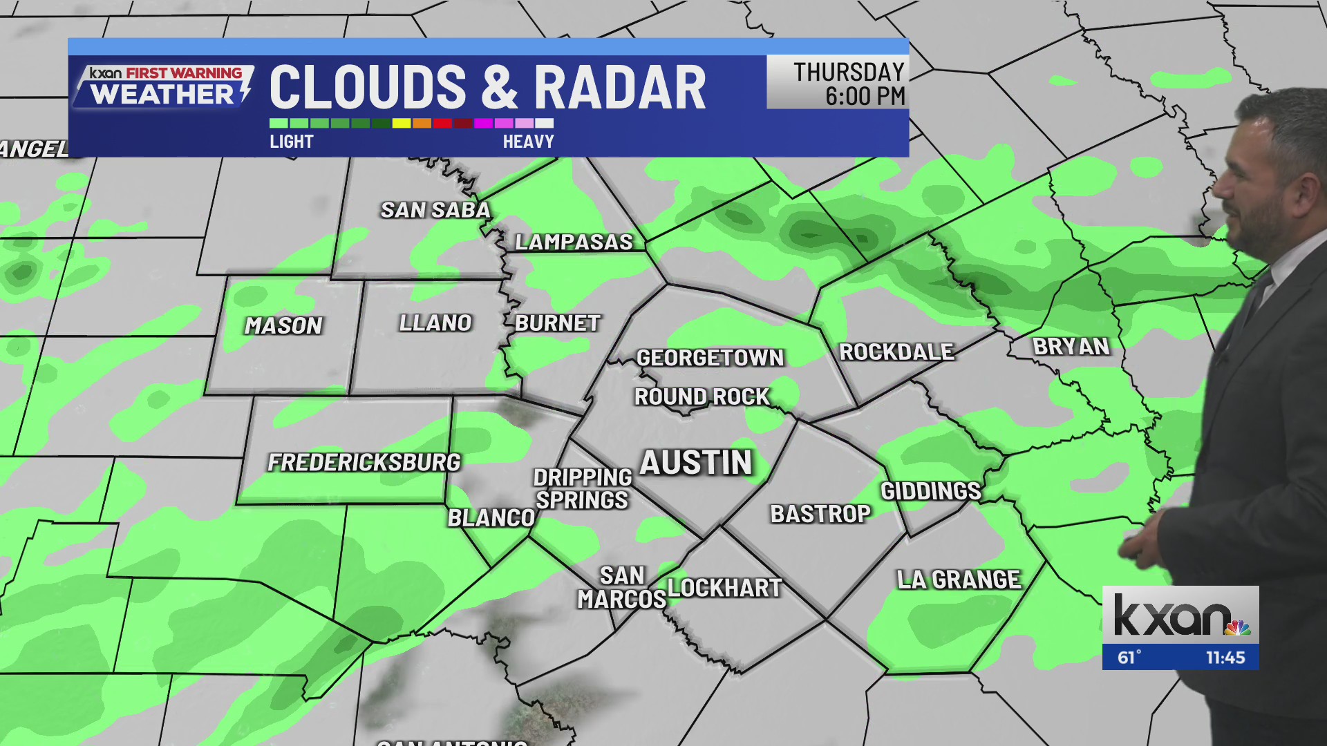 Off and on showers today, with more on the way this weekend | KXAN ...