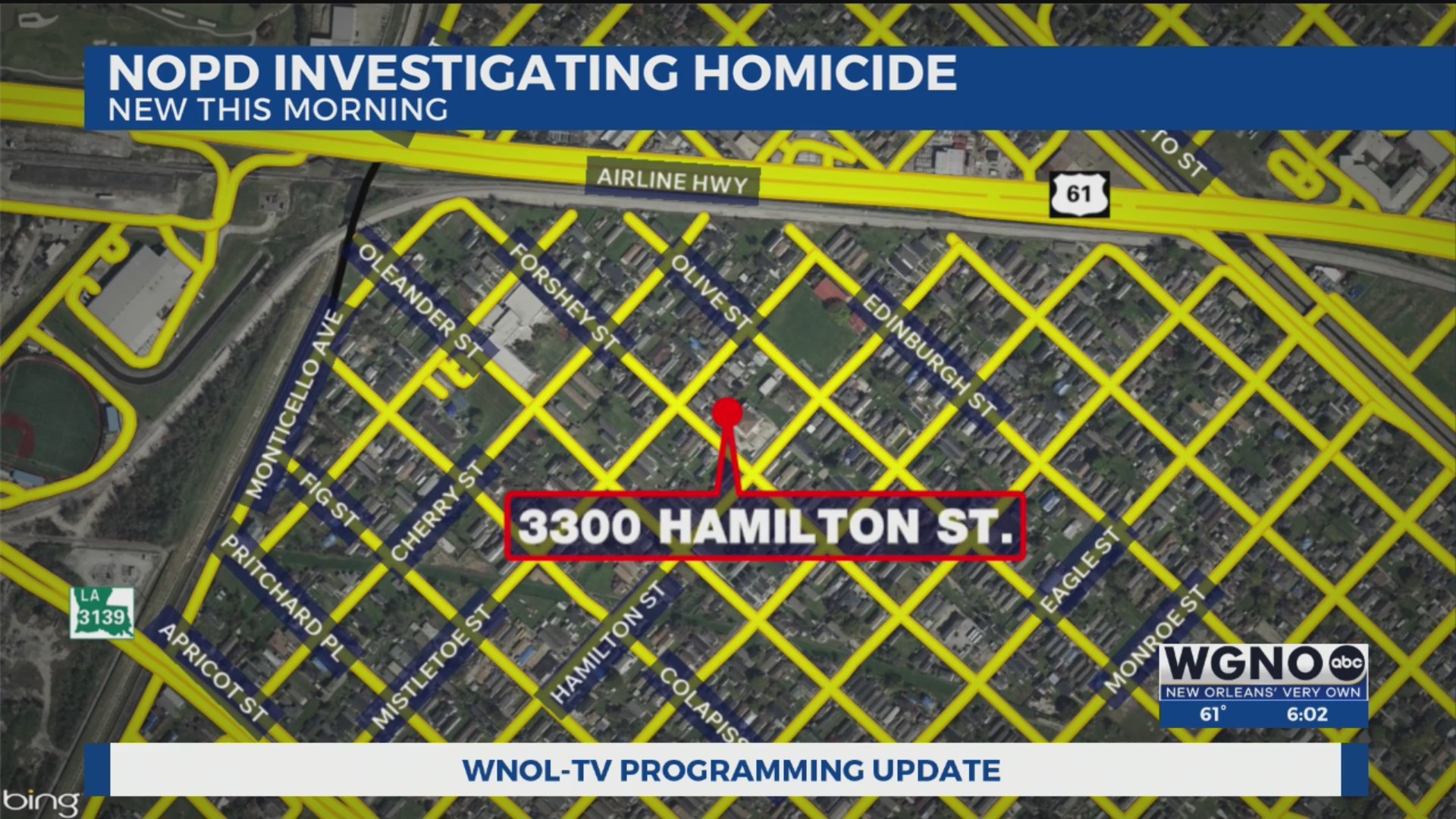 Man shot, killed in Hollygrove – WGNO
