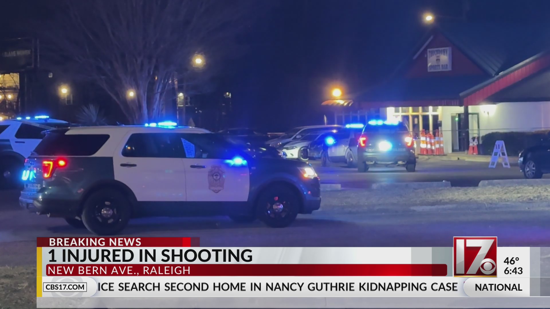 One injured in shooting on New Bern Avenue in Raleigh: Police – CBS17.com