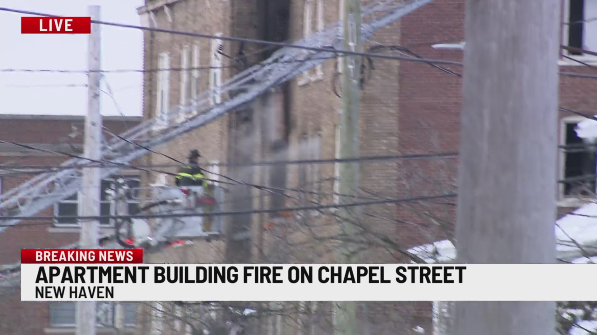 Crews battling fire on Chapel Street in New Haven – WTNH.com