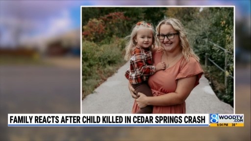 Family reacts after child killed in Cedar Springs crash – WOODTV.com