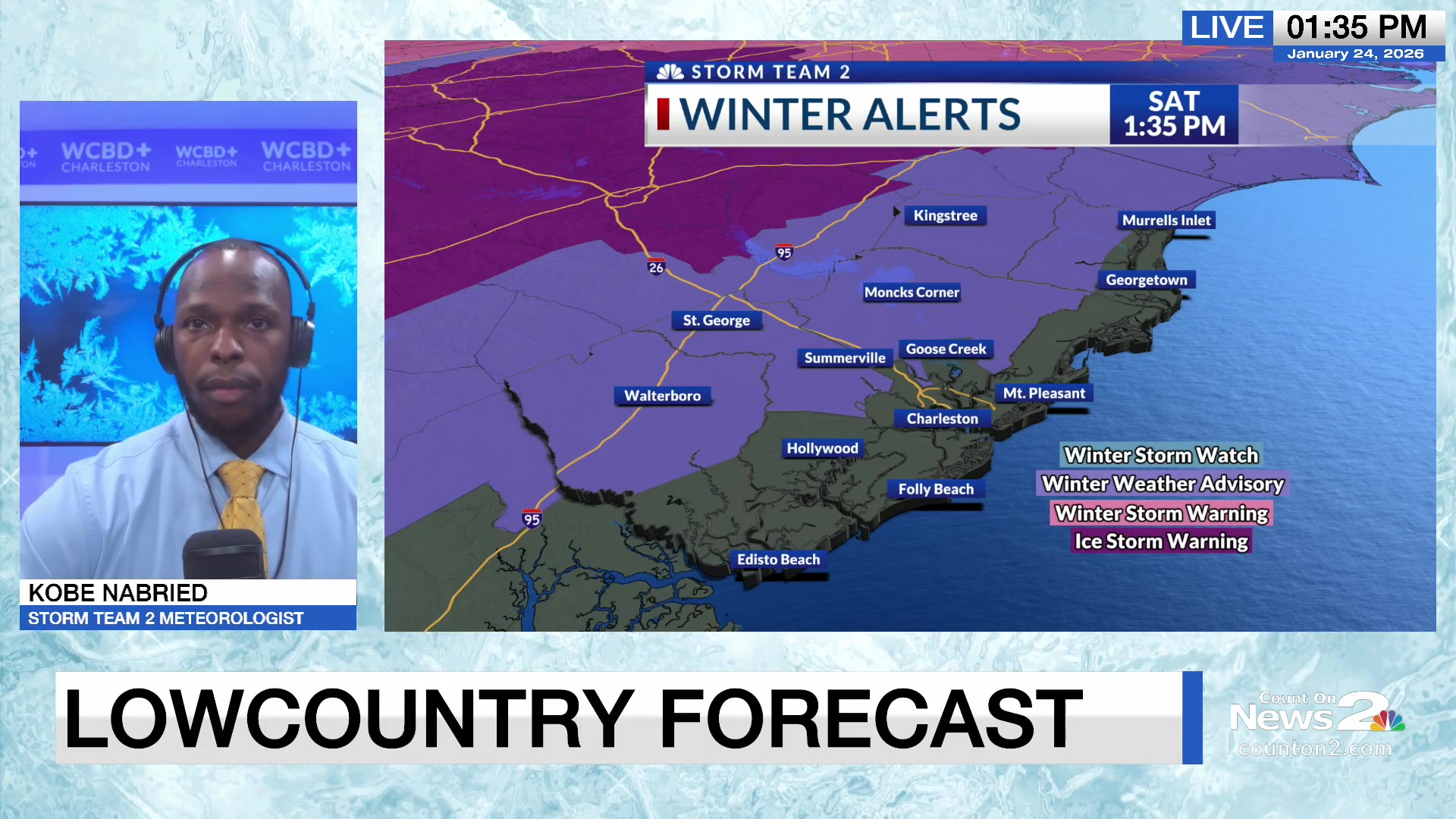 Storm Team 2 provides update on winter weather impacts – WCBD News 2