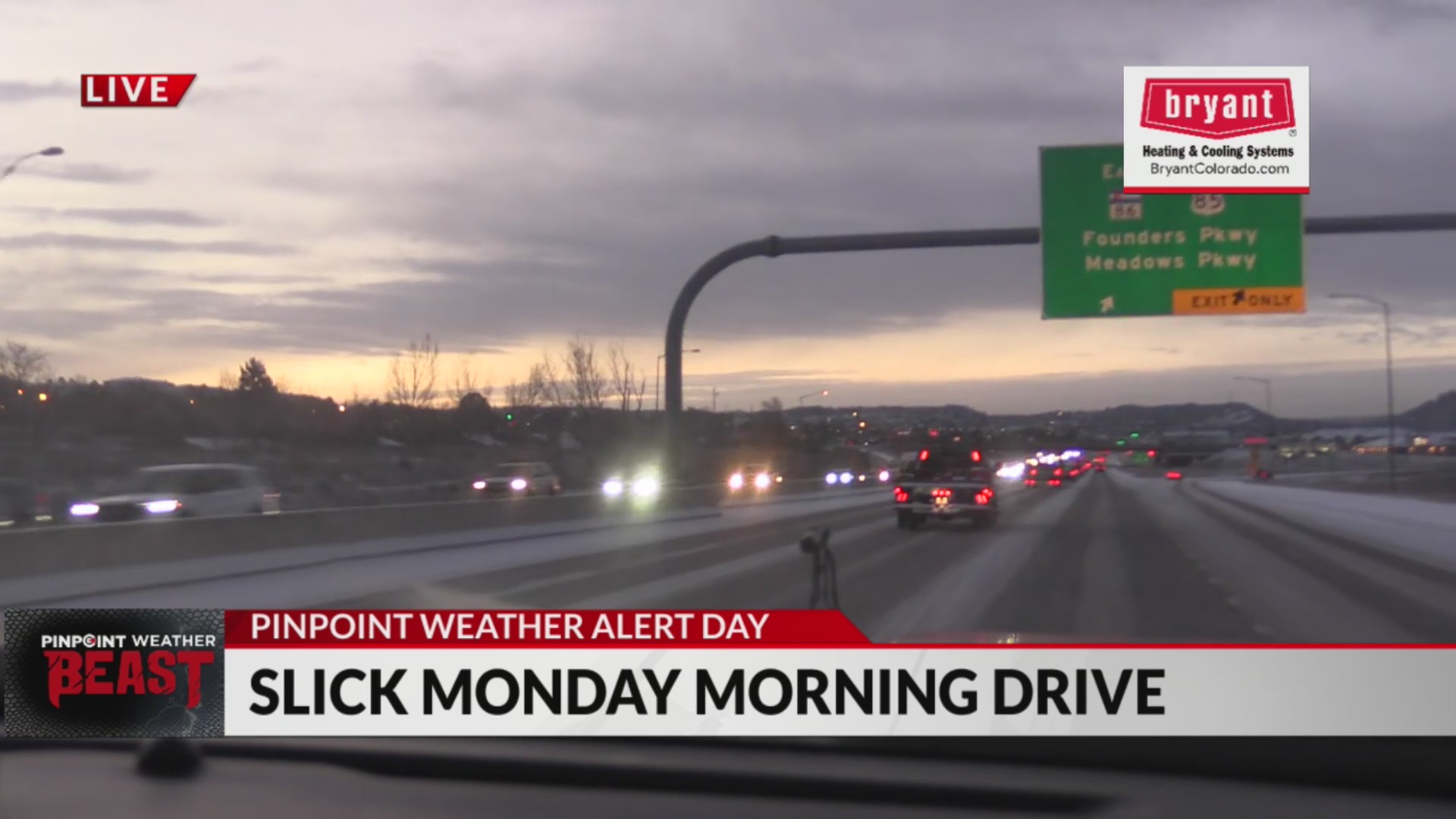 Slick Monday morning drive after overnight snow – FOX31 Denver