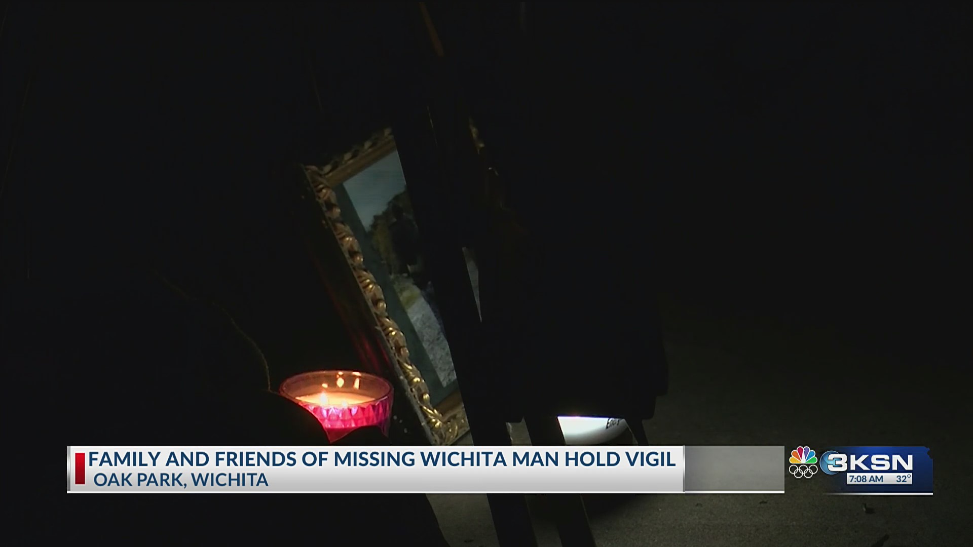 Friends and family hold vigil for missing Wichita man – KSN-TV