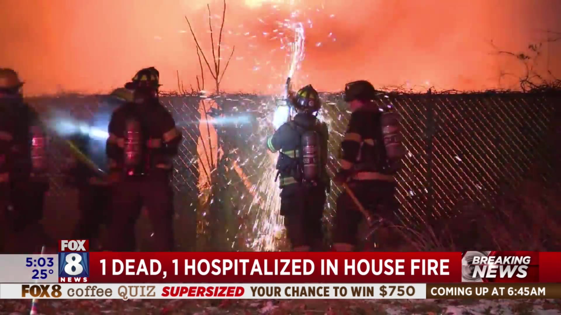 1 dead, 1 hospitalized after Cleveland house fire – Fox 8 Cleveland WJW