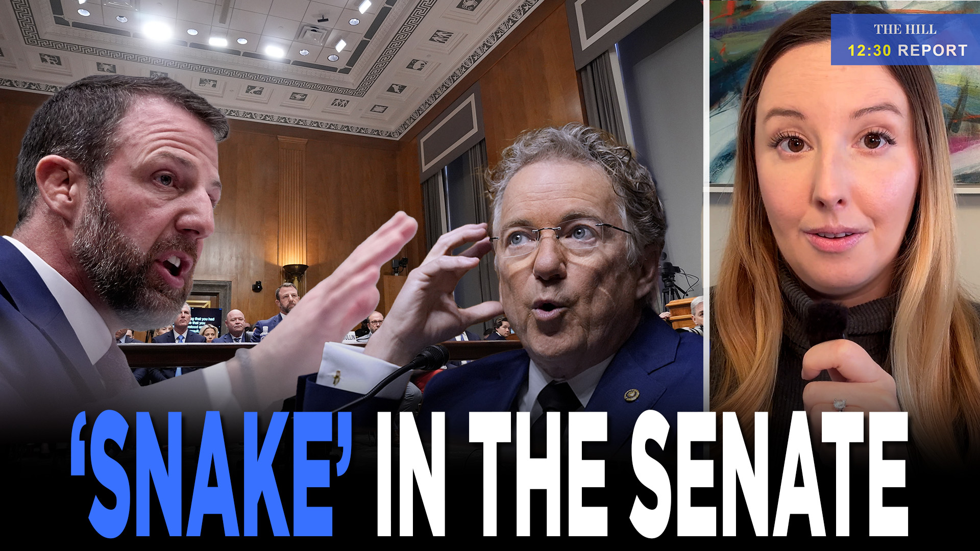 Rand Paul CONFRONTS Markwayne Mullin Over ‘Snake” Comment During DHS ...