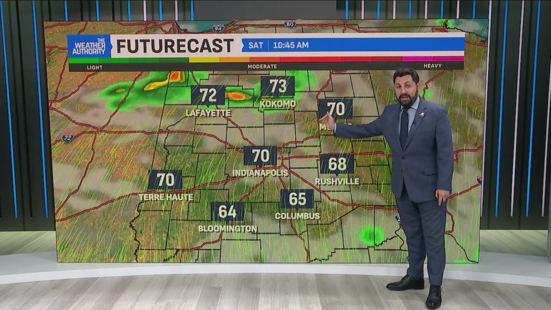 Warmer with showers for Friday and Saturday – Fox 59