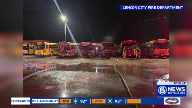 TBI determines Lenoir City school bus fire was not intentional