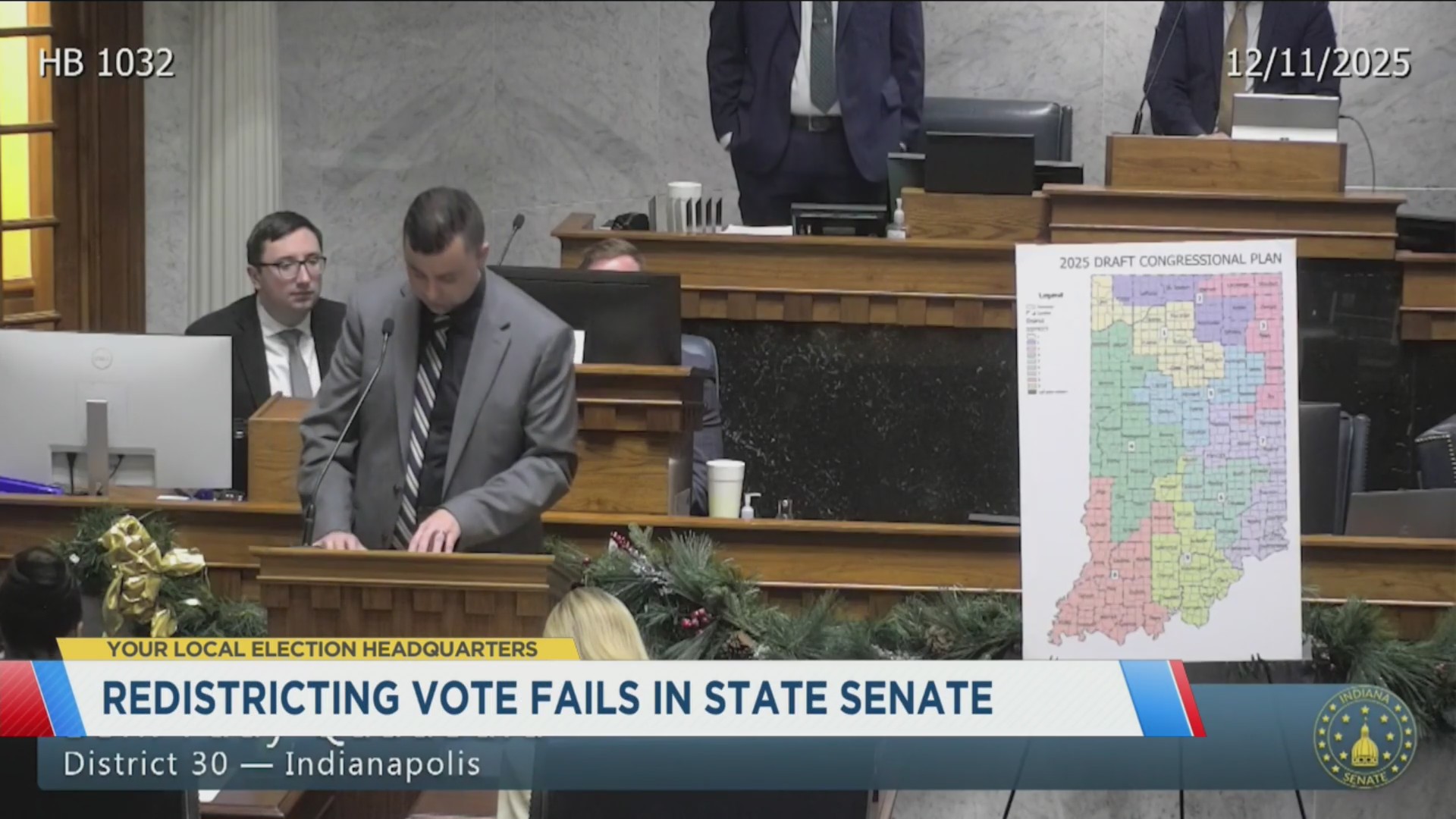 Indiana State Senate rejects redistricting bill – Fox 59