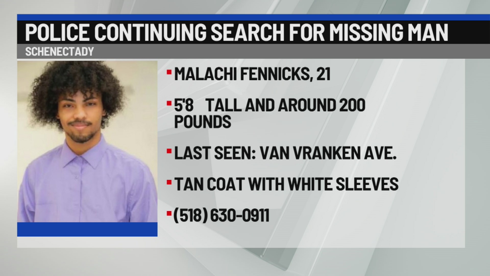 Police continuing search for missing Schenectady man – NEWS10 ABC