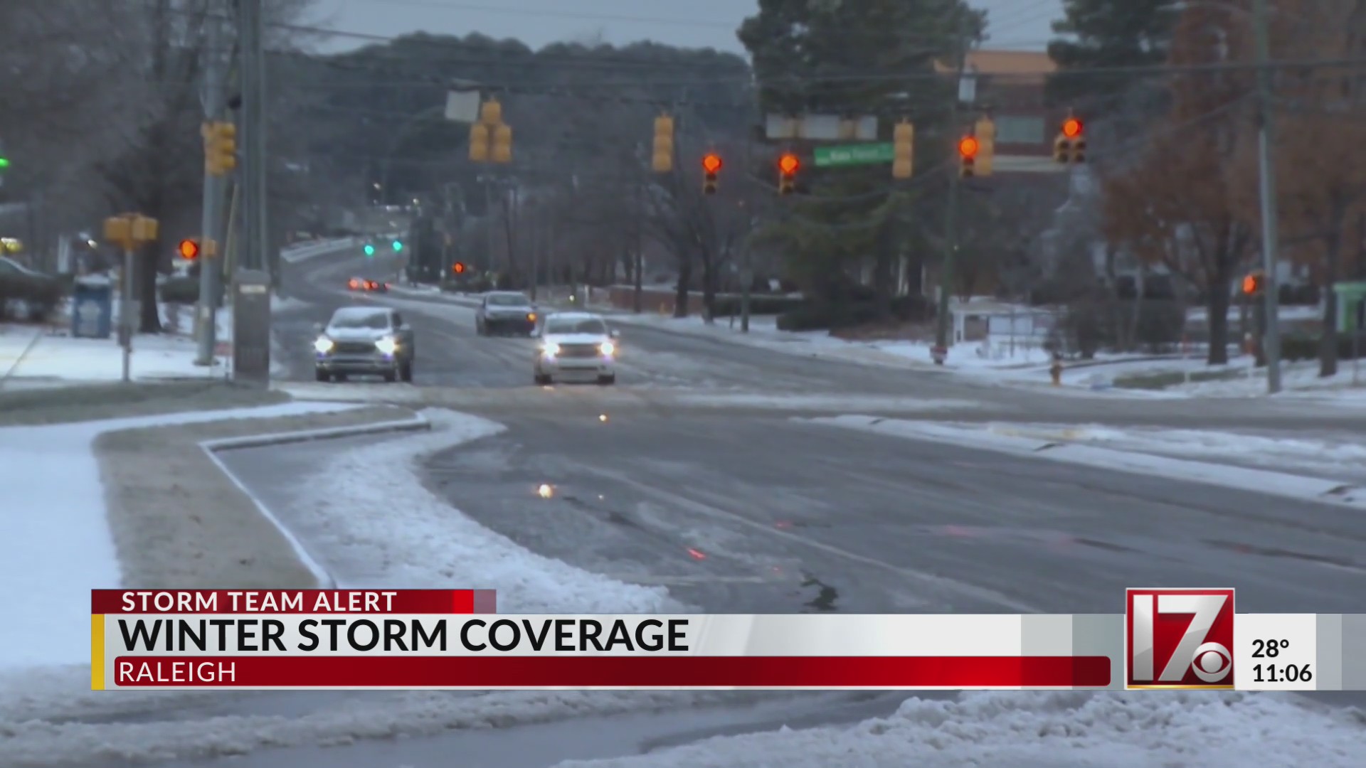 Raleigh’s Midtown and North Hills were empty, icy Sunday – CBS17.com