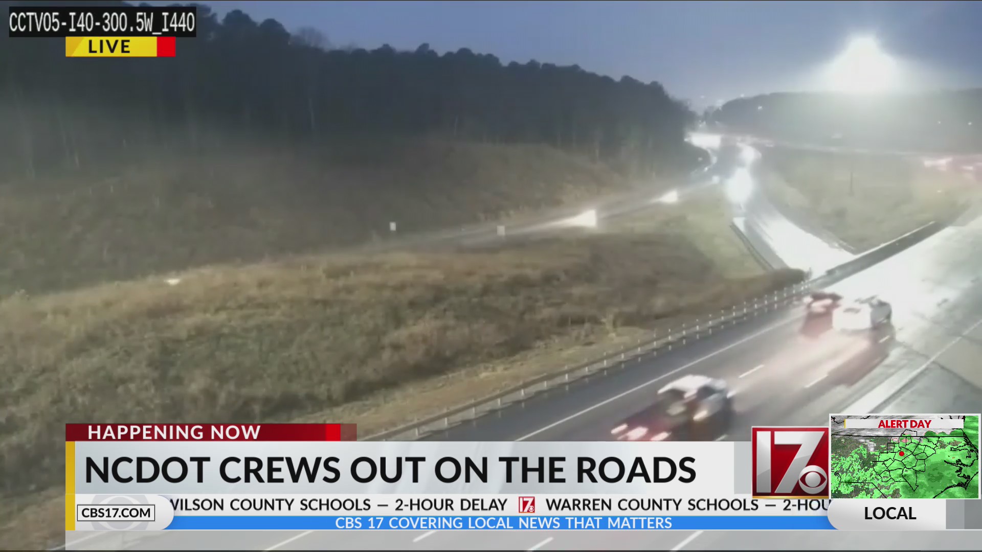 NCDOT crews prep for icy road conditions – CBS17.com