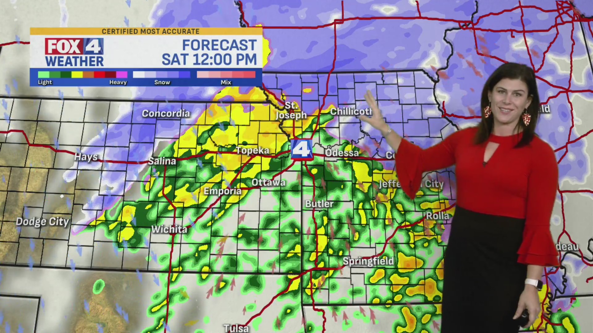 FOX4 Forecast: Sunny but cold! – FOX 4 Kansas City WDAF-TV | News ...