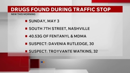More than 40 grams of fentanyl found during traffic stop in Nashville ...