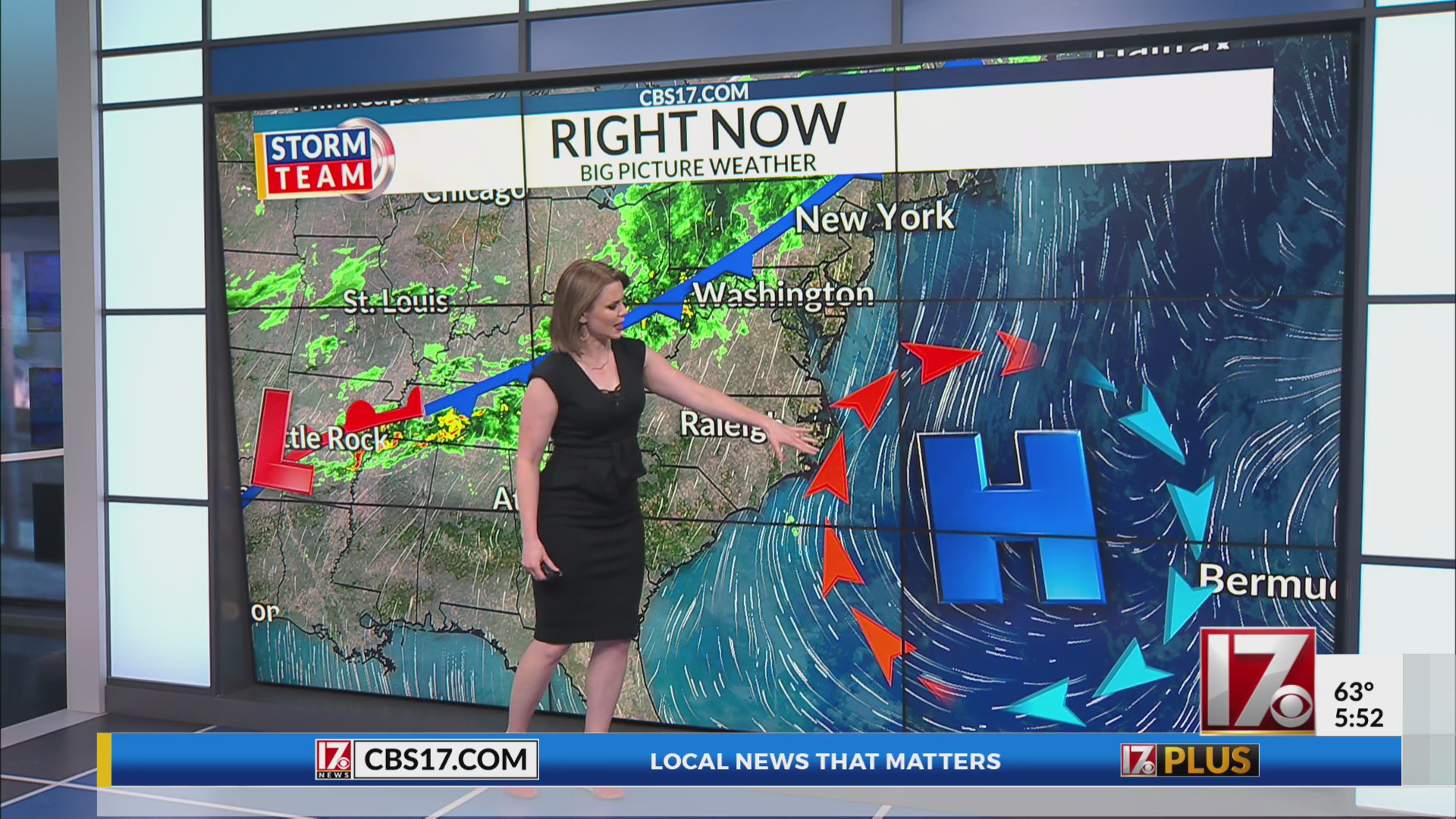 Scattered showers Wednesday in central NC – CBS17.com