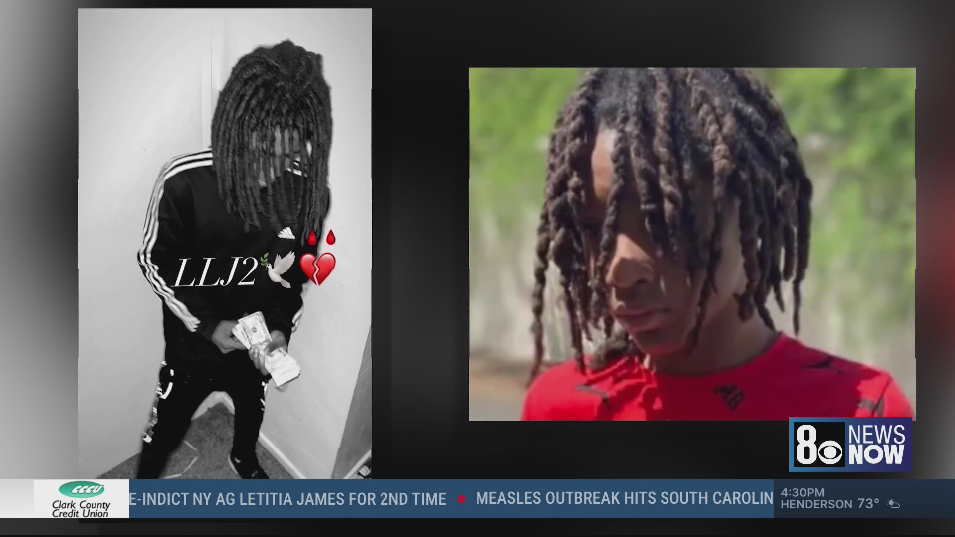 Loved ones gather for killed North Las Vegas teen – KLAS