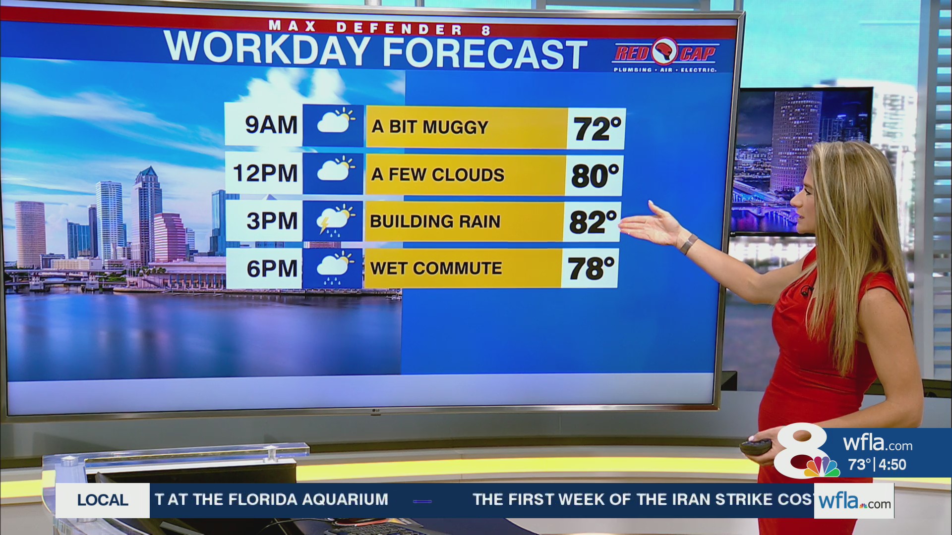 Cold front arrives with a few showers Thursday – WFLA