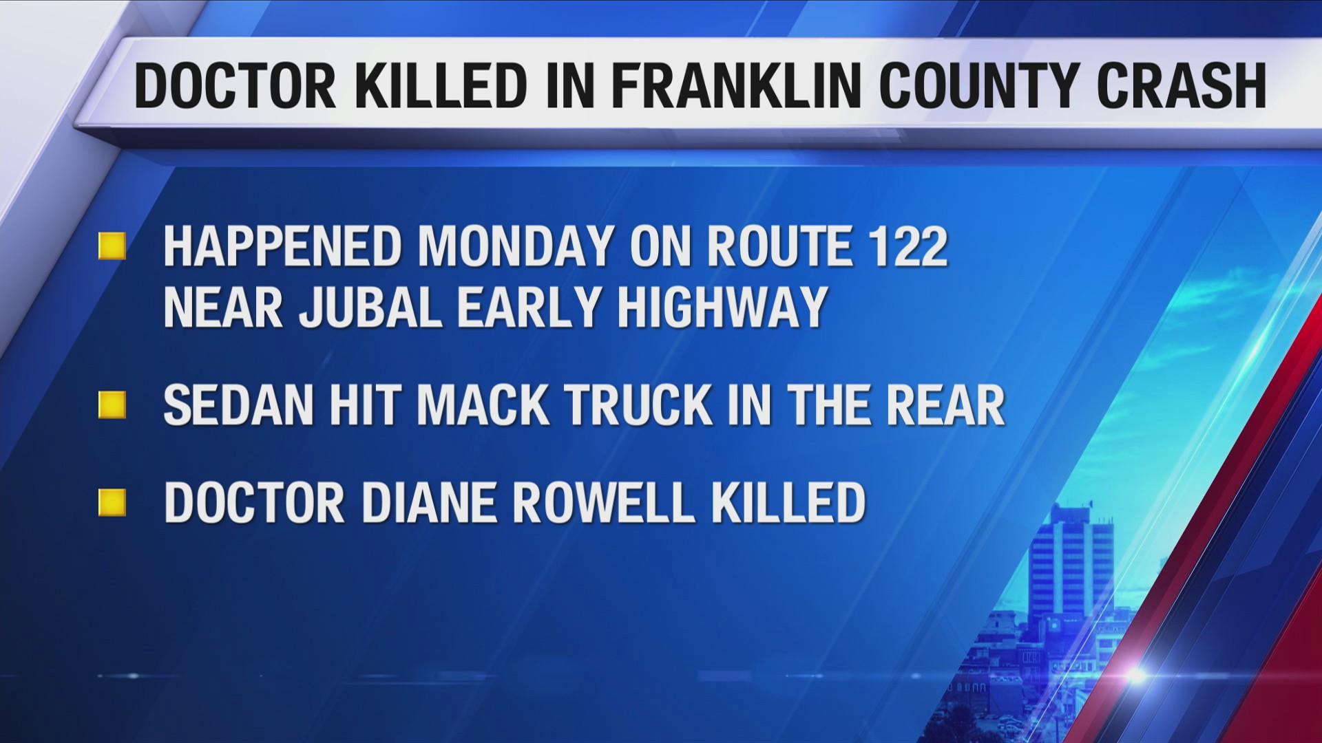 Elizabeth Rocovich Beloved physician dies in Franklin County crash – WFXRtv