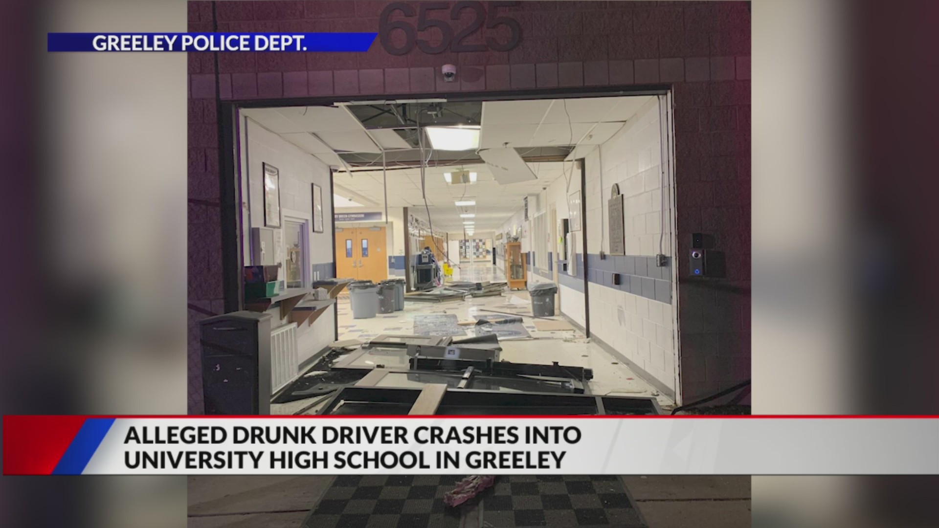 Alleged drunk driver crashes into high school in Greeley – FOX31 Denver