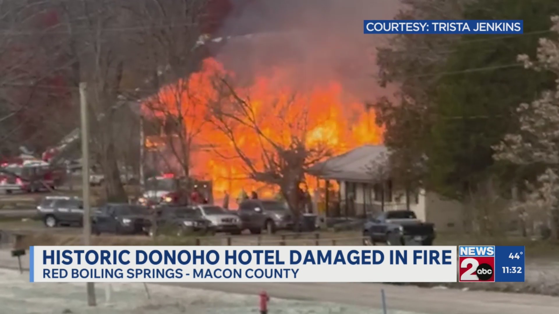Historic Donoho Hotel destroyed in fire – WKRN News 2