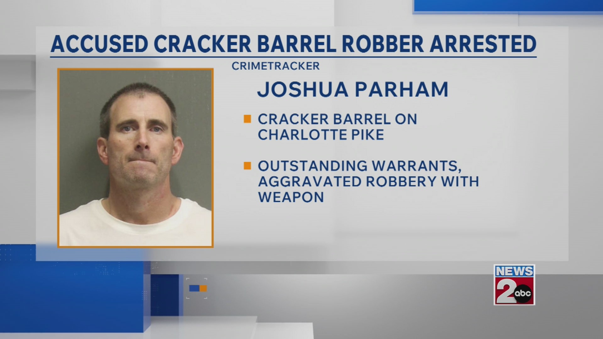 Man charged following robbery at Cracker Barrel in West Nashville ...