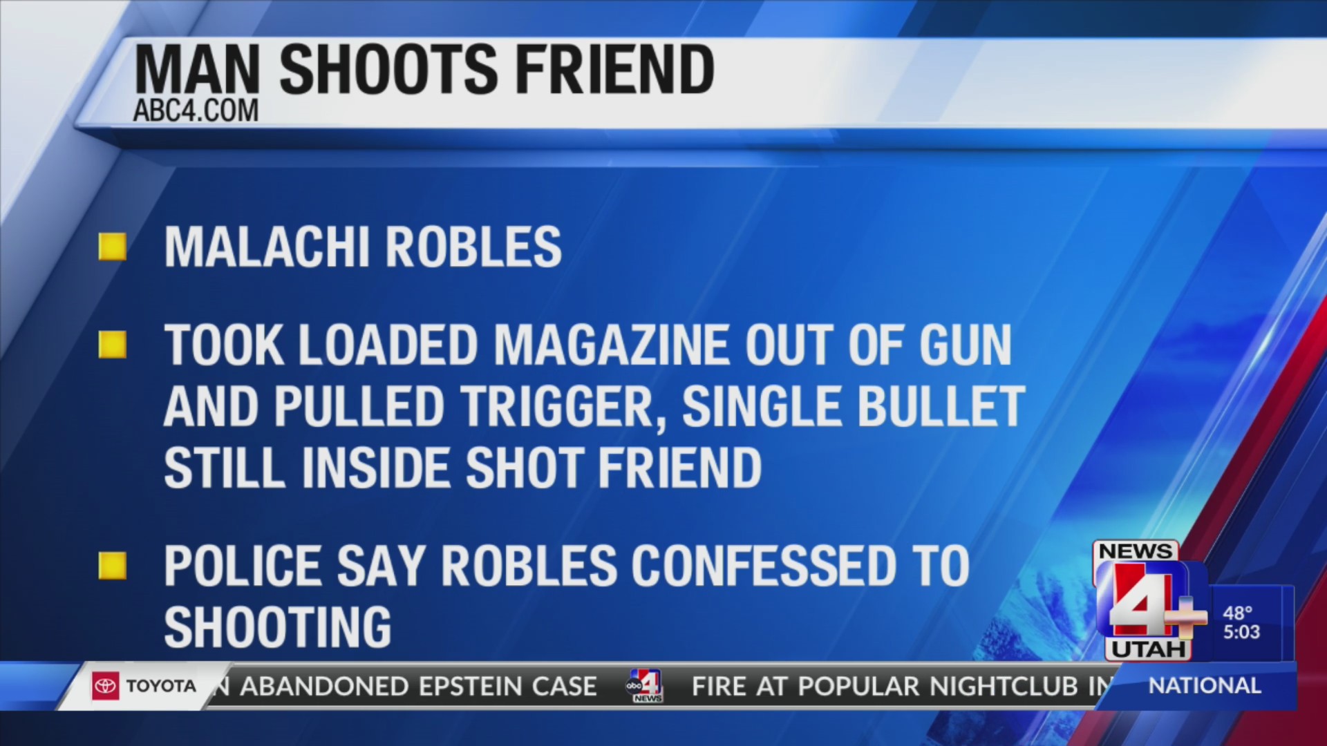 Boy accidently shot, killed in St. George, 19-year-old arrested – ABC4 Utah
