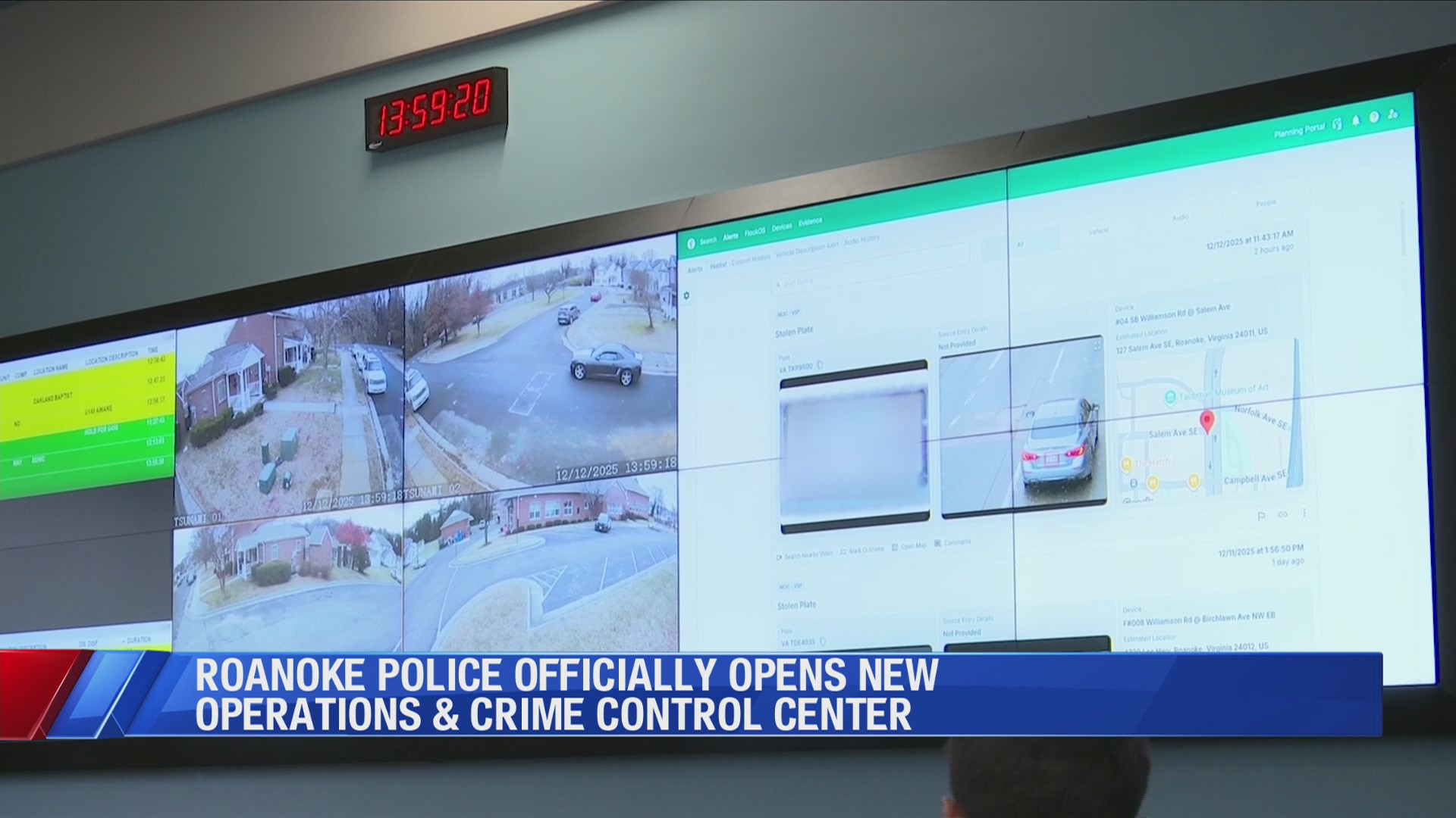 Roanoke police unveil new operations and crime control center WFXRtv(00)