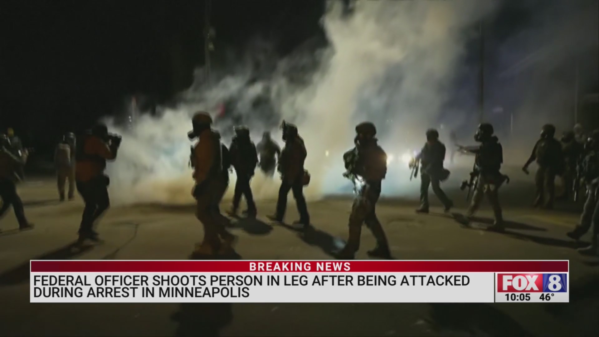 Federal officer shoots person in leg after being attacked during arrest ...