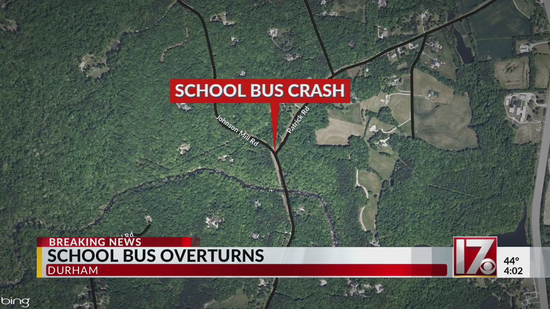 School bus with students onboard overturns in Durham County – CBS17.com