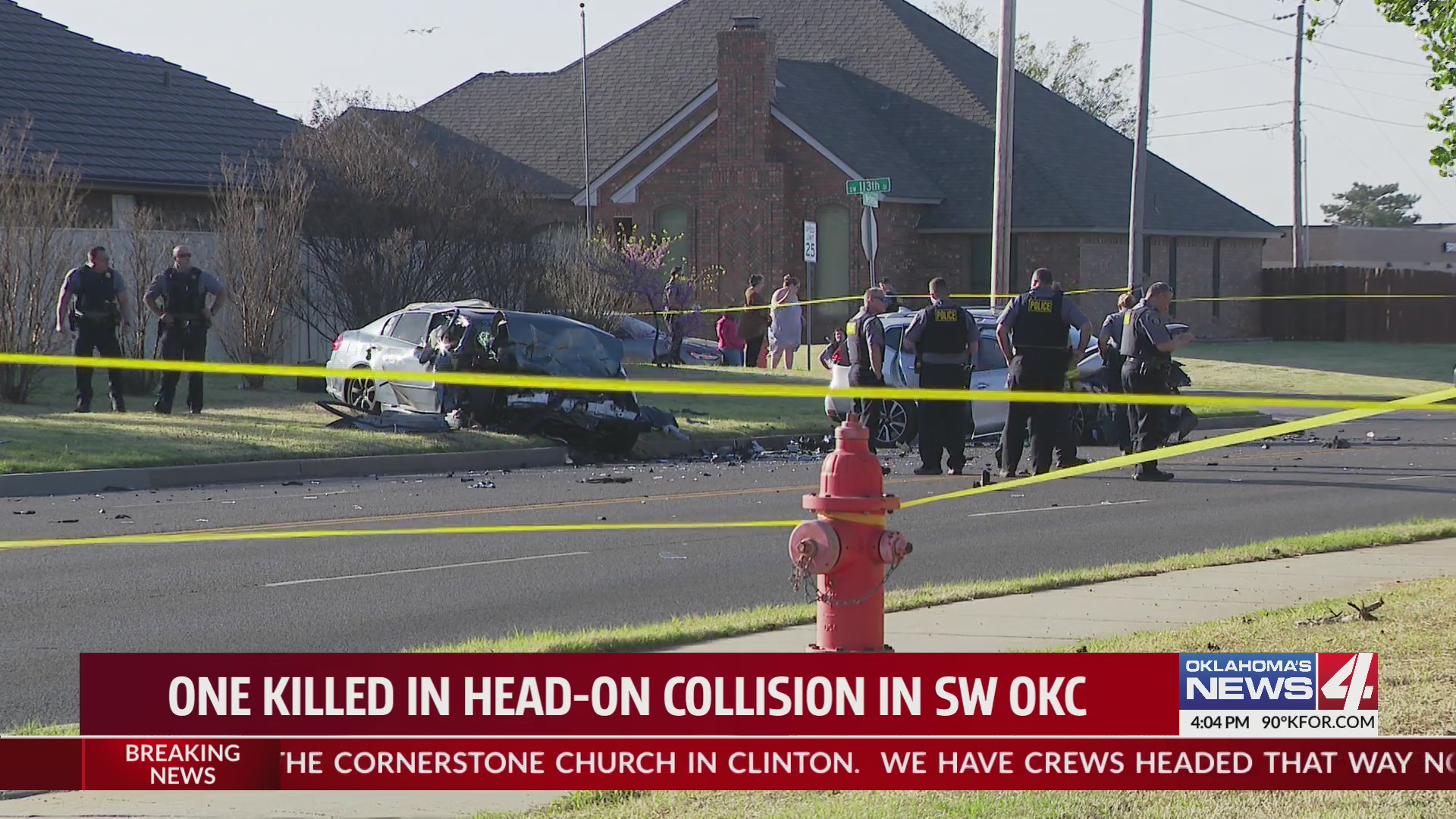 One killed in head-on collision in SW OKC – KFOR.com Oklahoma City