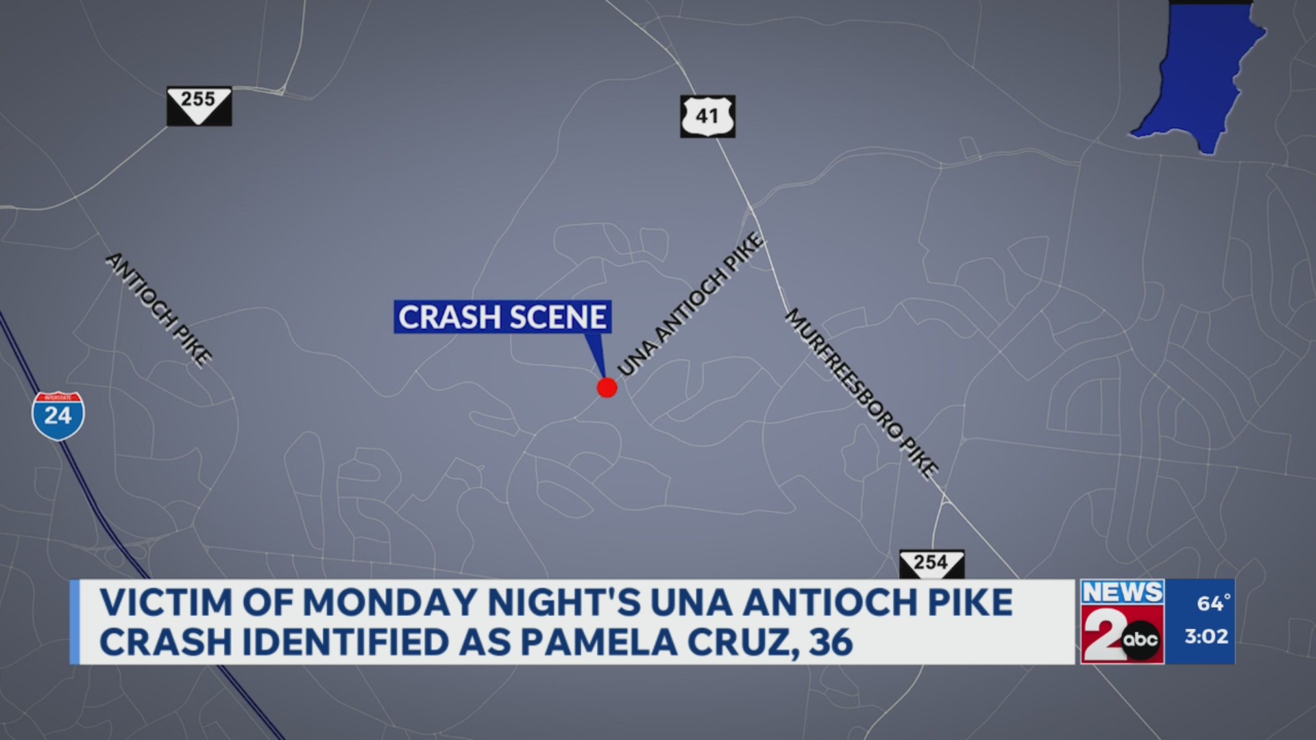 Victim of Monday night Una Antioch Pike crash identified – WKRN News 2